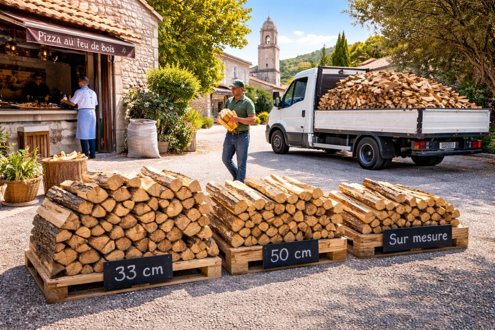 Livraison de bois de chauffage pour particuliers et professionnels entre Martigues Marignane et Marseille 16ème