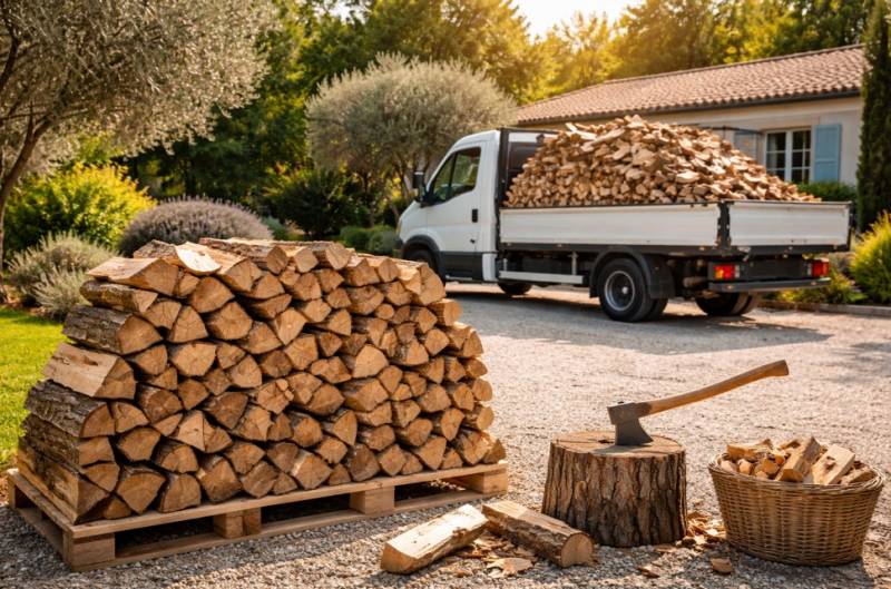 Vente et livraison de bois de chauffage à Marignane et ses environs